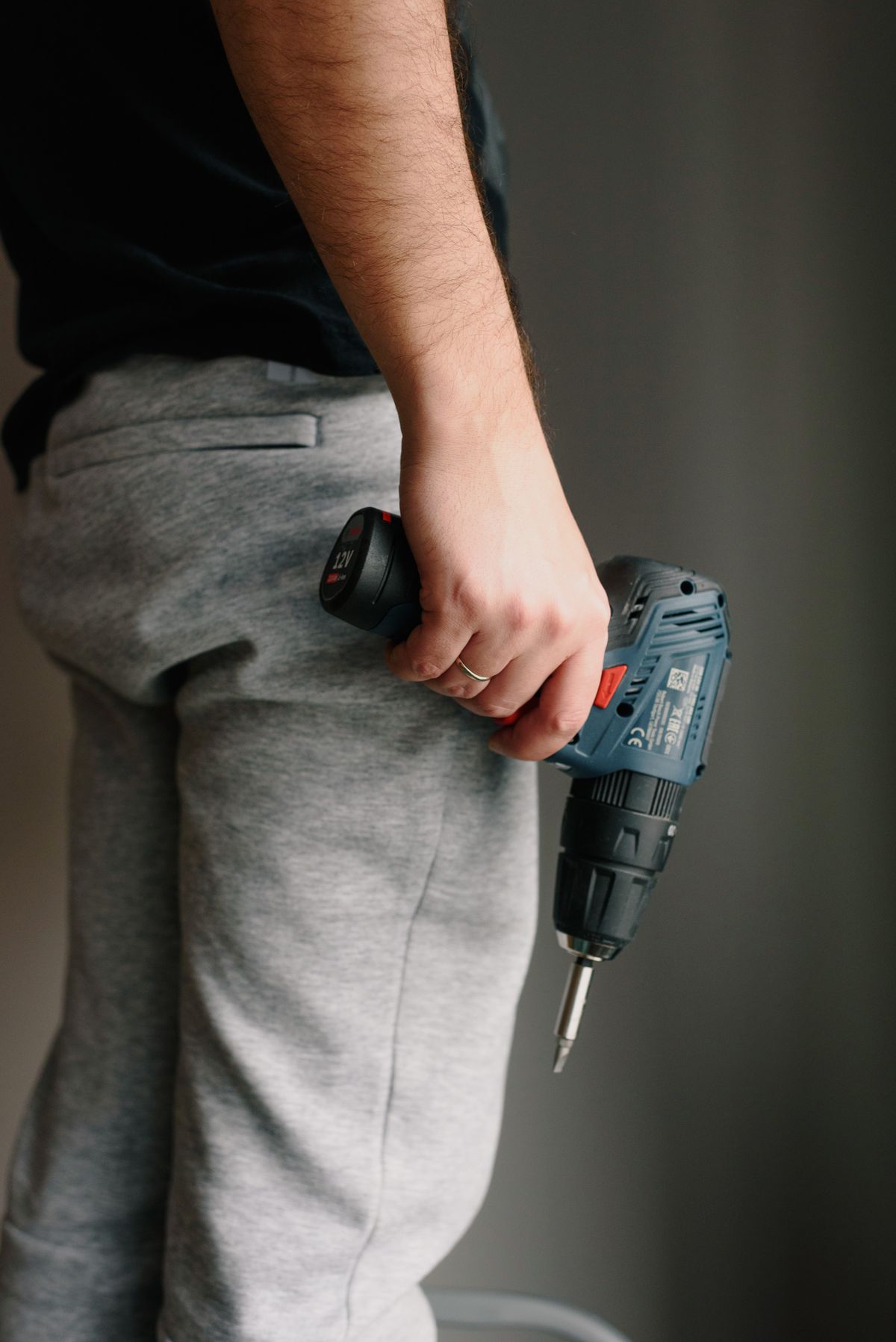 Trade power drill — representative of professional installation tooling